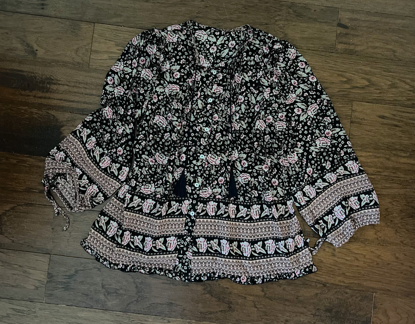 Carnation Floral Blouse