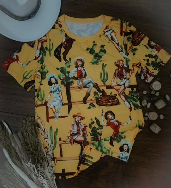 Pin-Up Cowgirl Tee