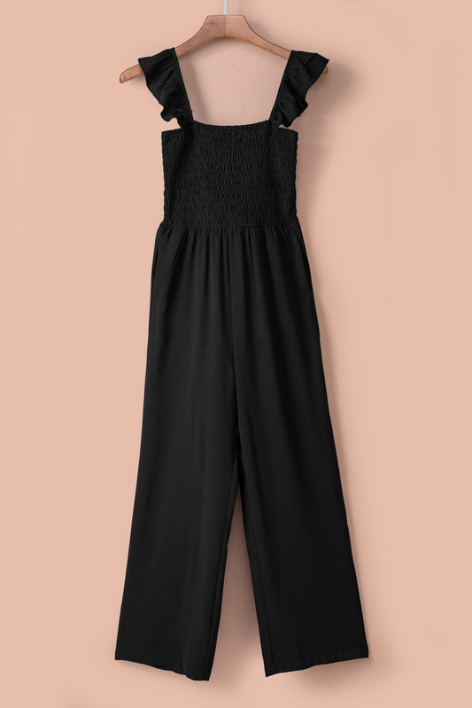 Black Smock Jumpsuit