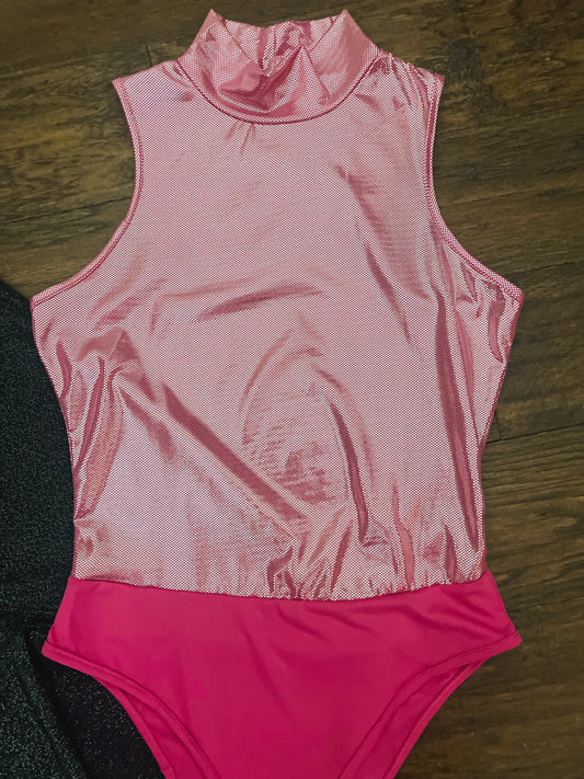 Pink Shimmer Bodysuit