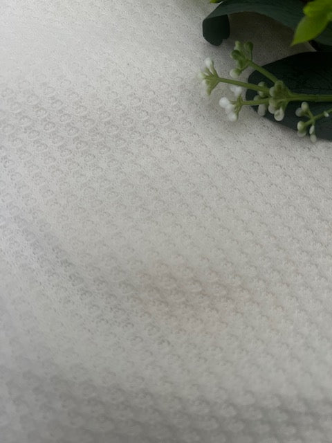 White Waffle Shorts