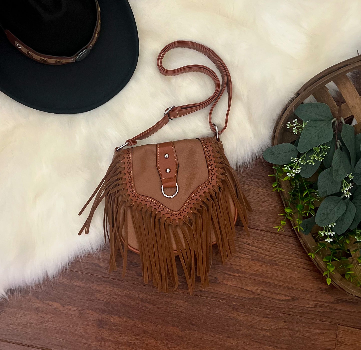 Saddle Fringe Bag