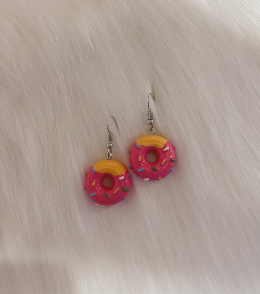 Sprinkled Donut Earrings