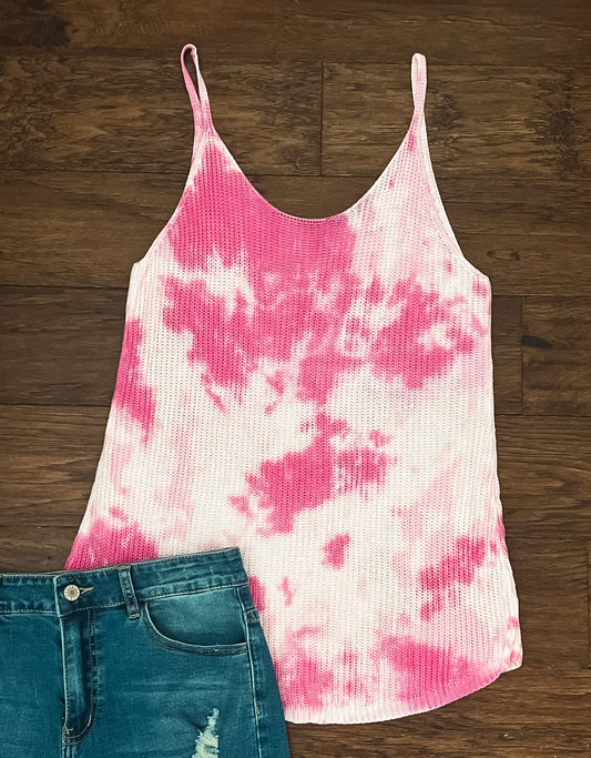 Pink Knit Tank