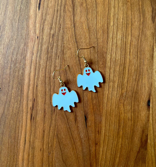 Happy Ghost Earrings