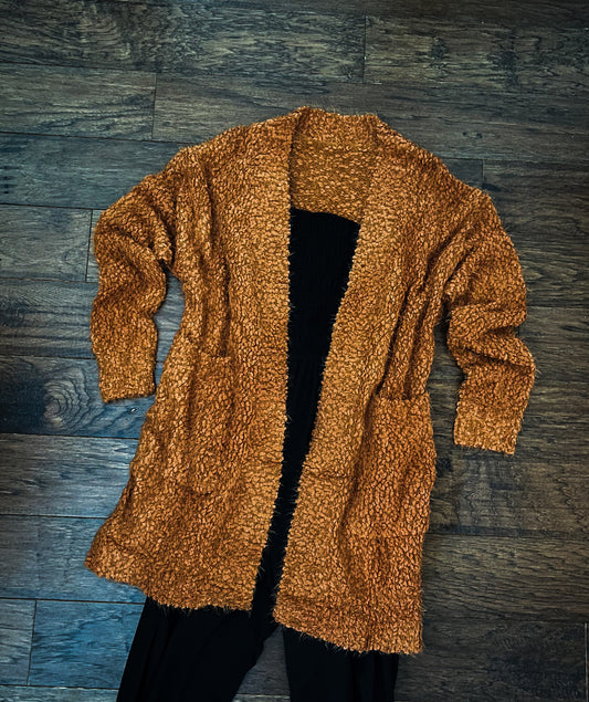 The Fuzzy Cardigan