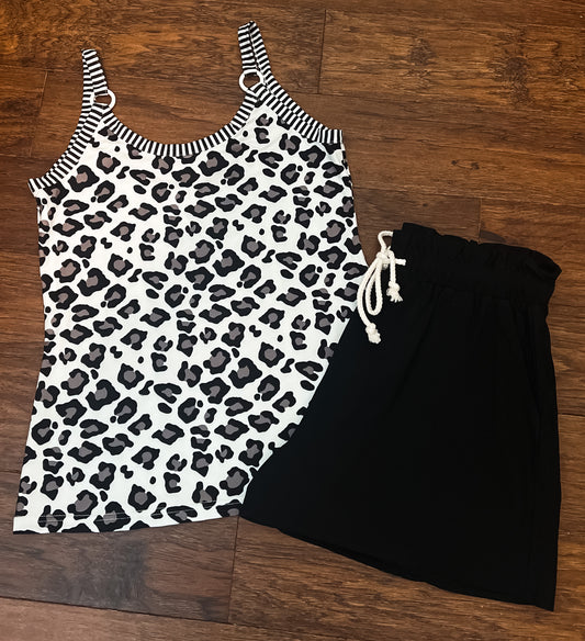 Leopard/Stripe Tank