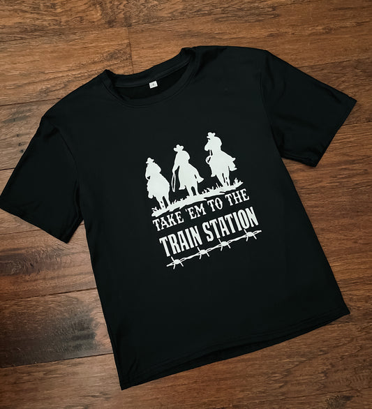 Take 'Em to the Train Station Tee