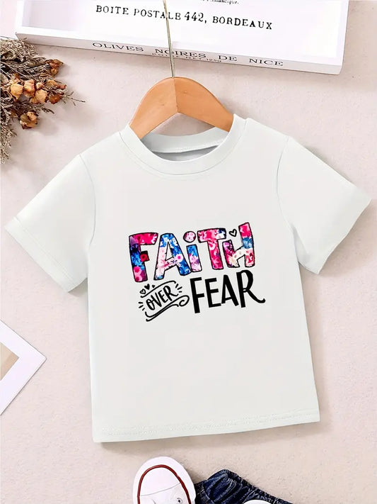 Faith Over Fear Mini Tee