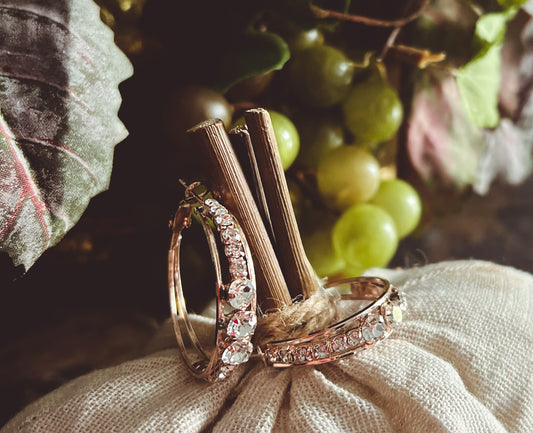 Diamond Hoop Earrings
