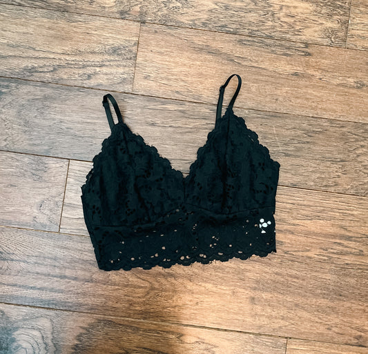 Black Lace Bralette