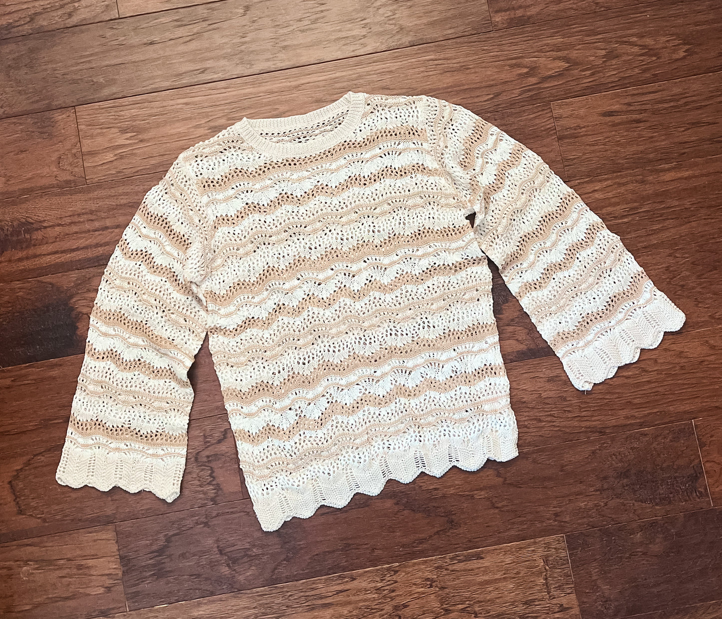 Scalloped Sweater