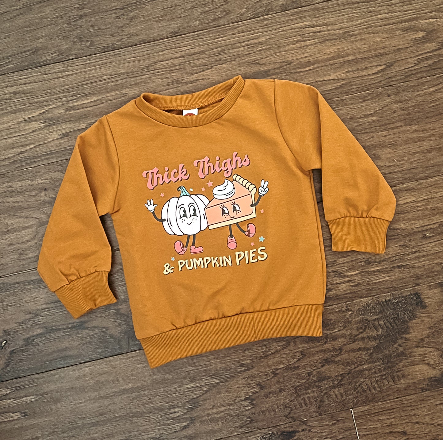 Thick Thighs & Pumpkin Pies Mini Sweatshirt