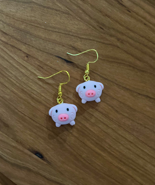 Pig Earrings