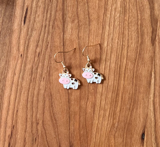 Sweet Cow Earrings