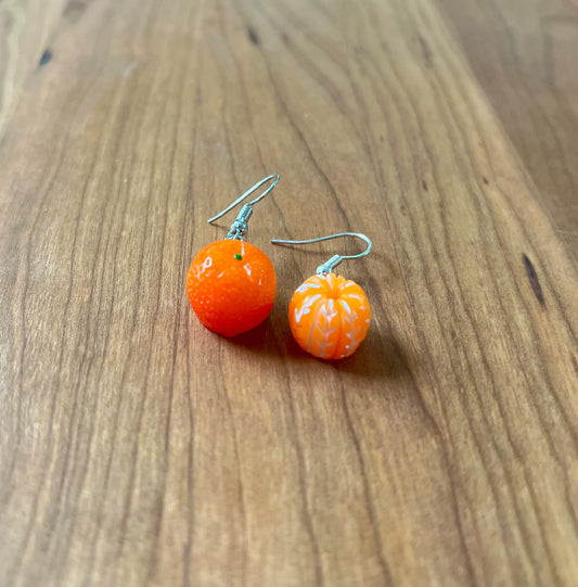 Orange Peel Earrings