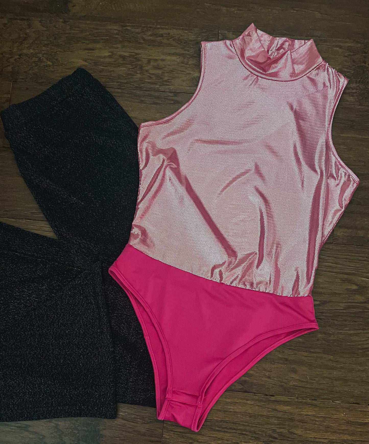 Pink Shimmer Bodysuit