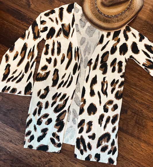 Leopard Cardigan